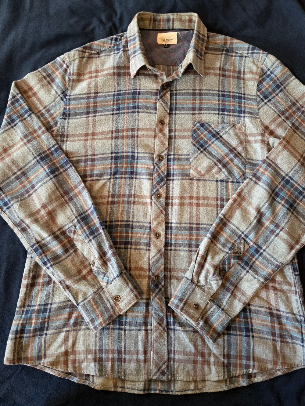 Civil Society Men's Plaid Flannel Shirt